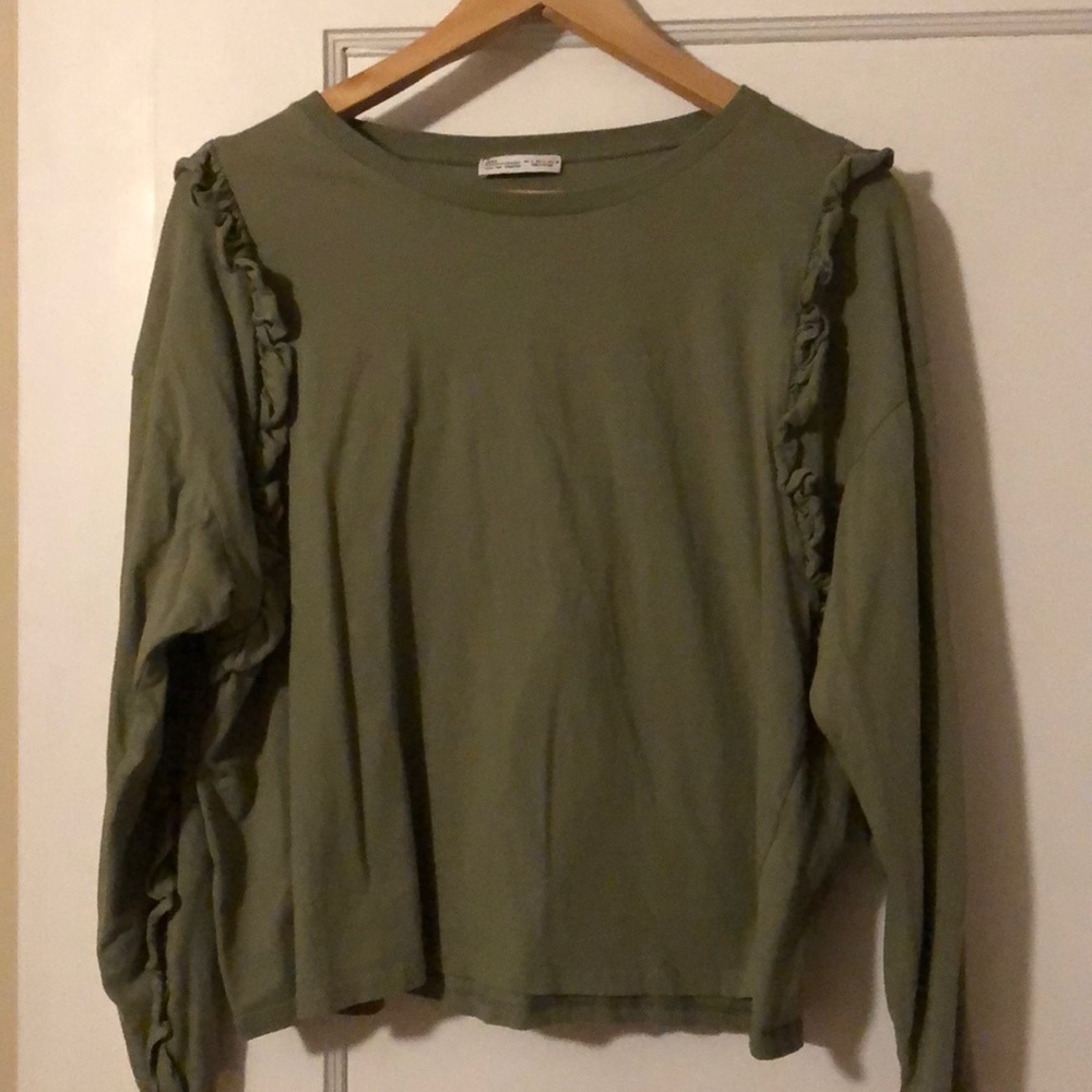 Zara crew neck top